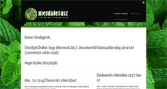 Desktop Screenshot of mentaterasz.hu